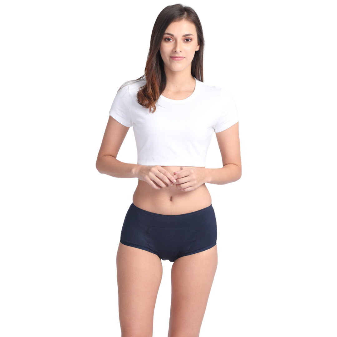 Women Period Panty Reusable Navy Blue