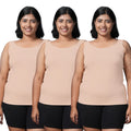 Women Plus Size Inner Tank Top Skin Pack Of 3