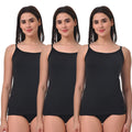 Women Spaghetti Black Pack Of 3