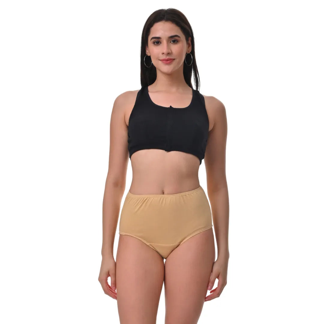 Women Hygiene Panty High Waist Skin