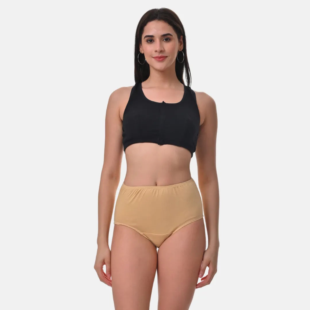 Women Hygiene Panty High Waist Skin