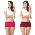 Women Modal Period Panty Reusable Dark Pink & Maroon