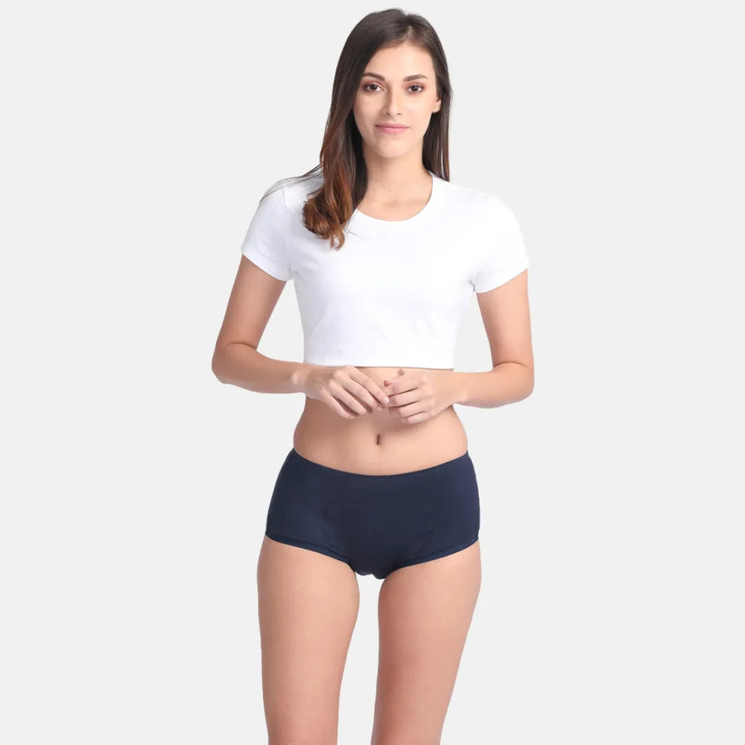 Women Period Panty Reusable Navy Blue