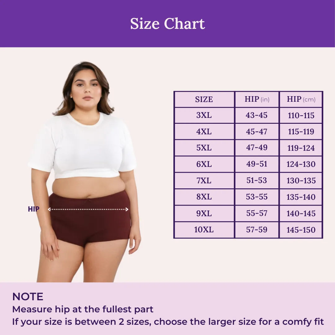 Women'S Plus Size Boyshorts Underwear _ Wine
