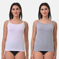 Women Spaghetti White & Grey