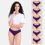 Women's Cotton Bikini Panties Magenta Pack Of 6