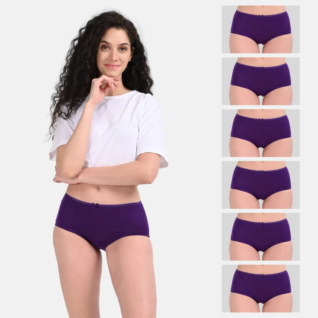 Women's Hipster Briefs Magenta Pack Of 6