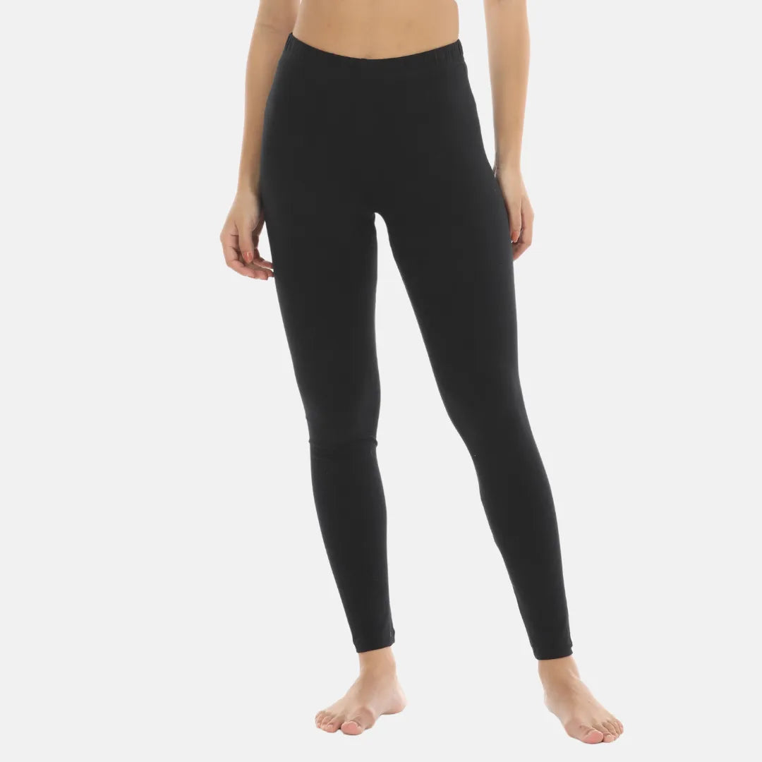 Womens Ankle Length Leggings - Black