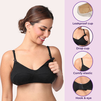 Pack Of 2 LeakProof Nursing Bra