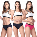 Best Modal Panties Navy Blue, Dark Pink