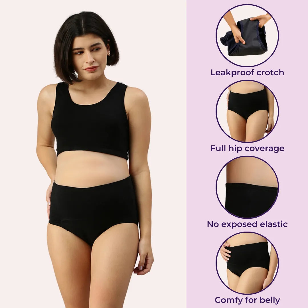 Maternity Panty After Delivery Dark Pink Pack Of 3