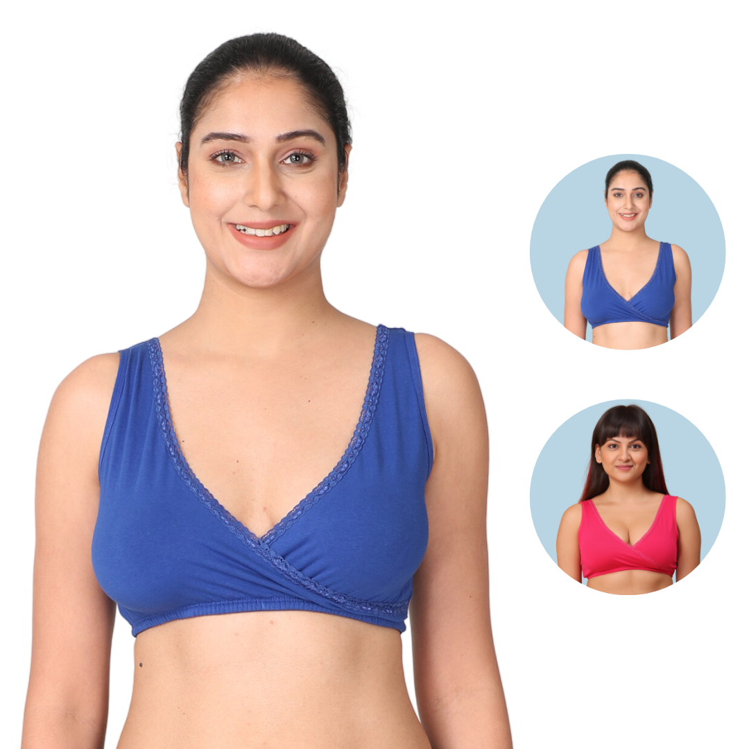 Cotton Nursing Sleep Bra