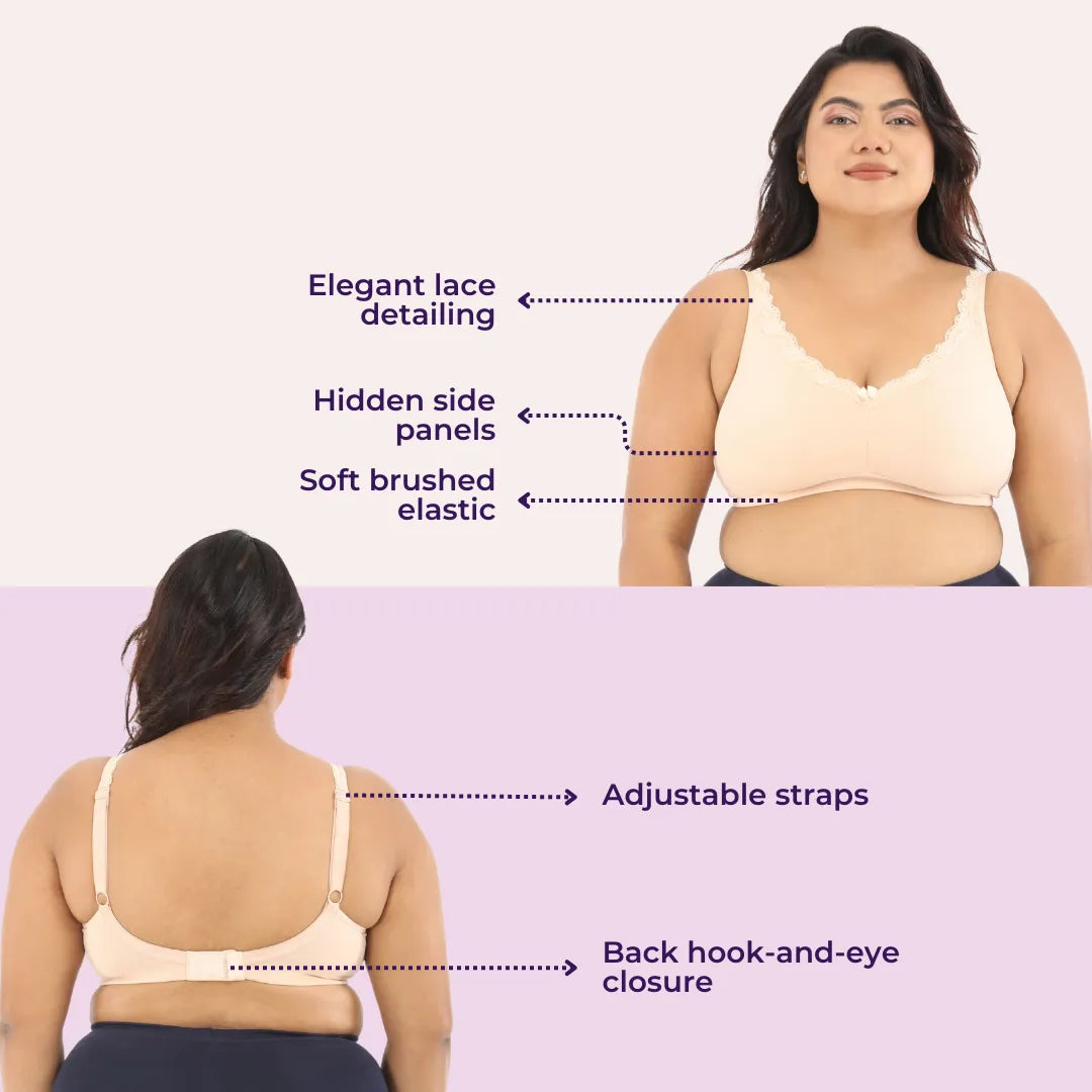 daily use bra for curvy ladies - Skin