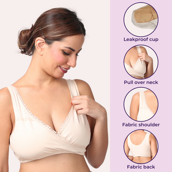 Pack Of 3 LeakProof Sleep Nursing Bras