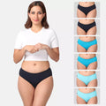 Woman wearing black  underwear with inset images of the same products