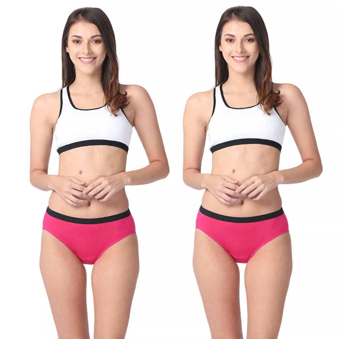Women Modal Panties-Dark Pink