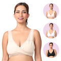 nursing sleep bra india, Multi Color Pack Of 3