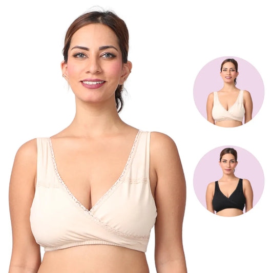 Pack Of 2 LeakProof Sleep Nursing Bras