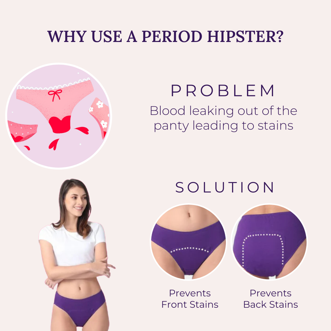 Buy Adira, Leak Proof Panties In India, Made With Hi-Tech Soft Cotton  Crotch, Dry & Hygienic From Everyday Discharge, Leakproof & Breathable, Full Back Coverage