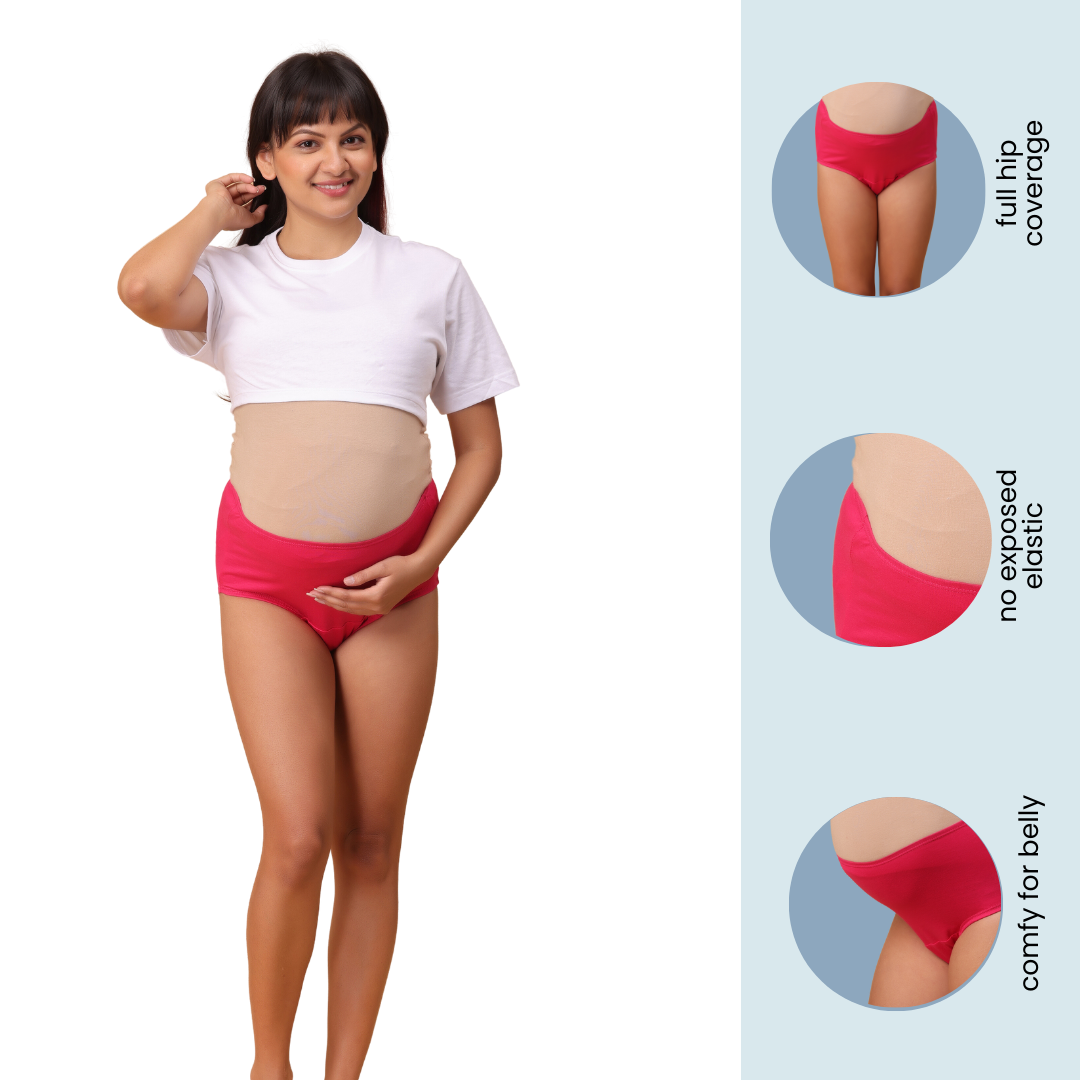 Buy Morph Maternity, Maternity Panty For Women, With High Waist For Women, Over The Belly Fit, Full Back Coverage, Pregnancy & Post Delivery, Plus  Size