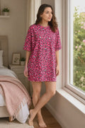 Oversized Tee Shirts Women Candy Hearts AOP Video