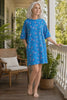 A video reference for senior oversize t-shirt senior blue