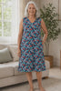 A video reference for nighties senior blue floral aop