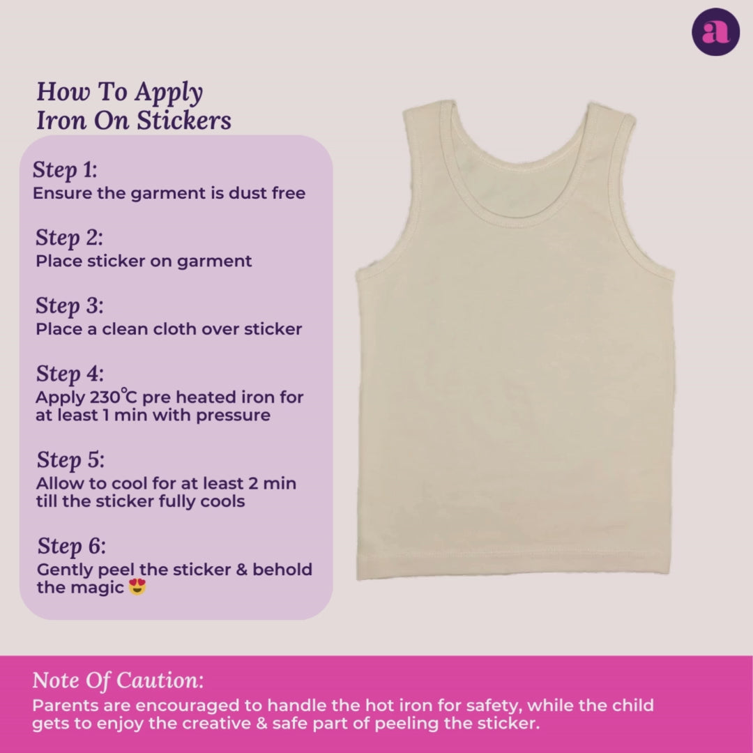 How To Apply Iron On Stickers For Adira Widerstrap