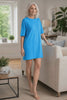 Loose Tshirt Senior Bright Blue Video