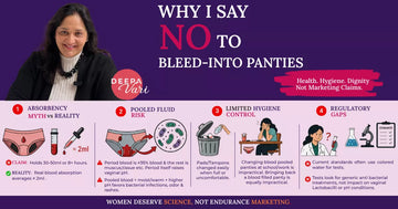 Concerns about bleed-into period panties explained