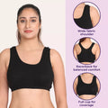Black Sleep Bra / Lounge Bra Pack 3