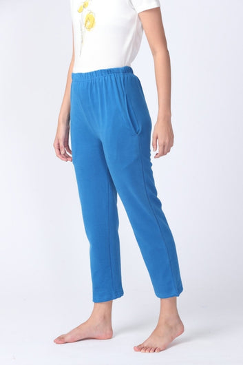 Adira Girls Cotton Fleece Pyjama - Blue