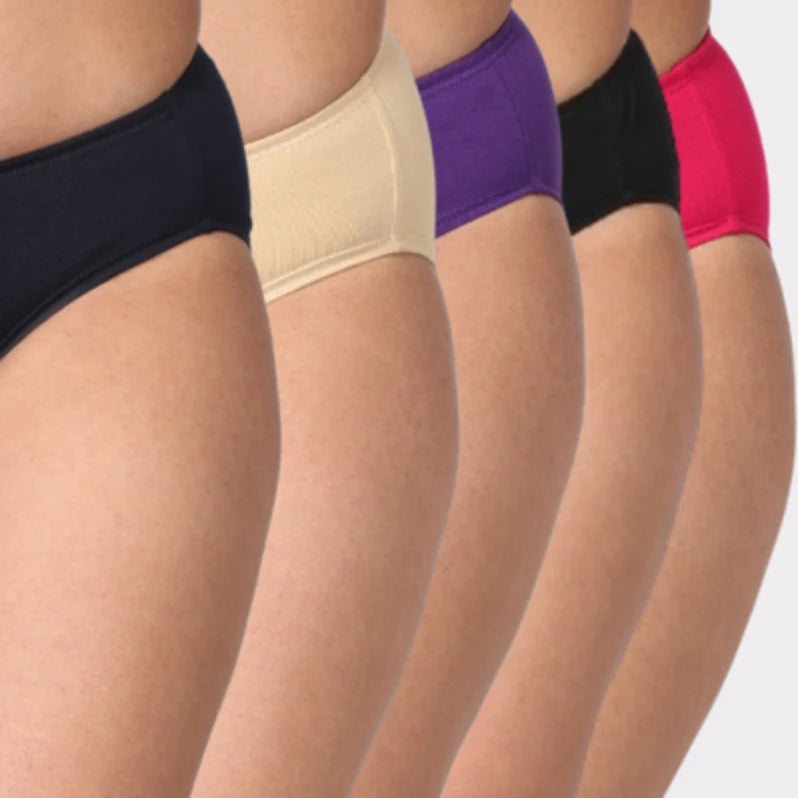 Pack Of 5 LeakProof Panty