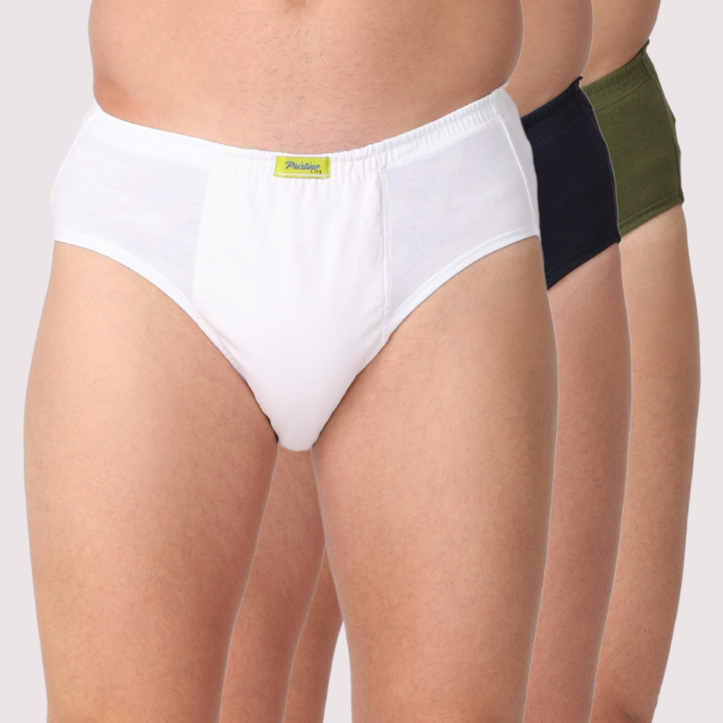 Pack Of 3 Pristine Life Incontinence Briefs For Men