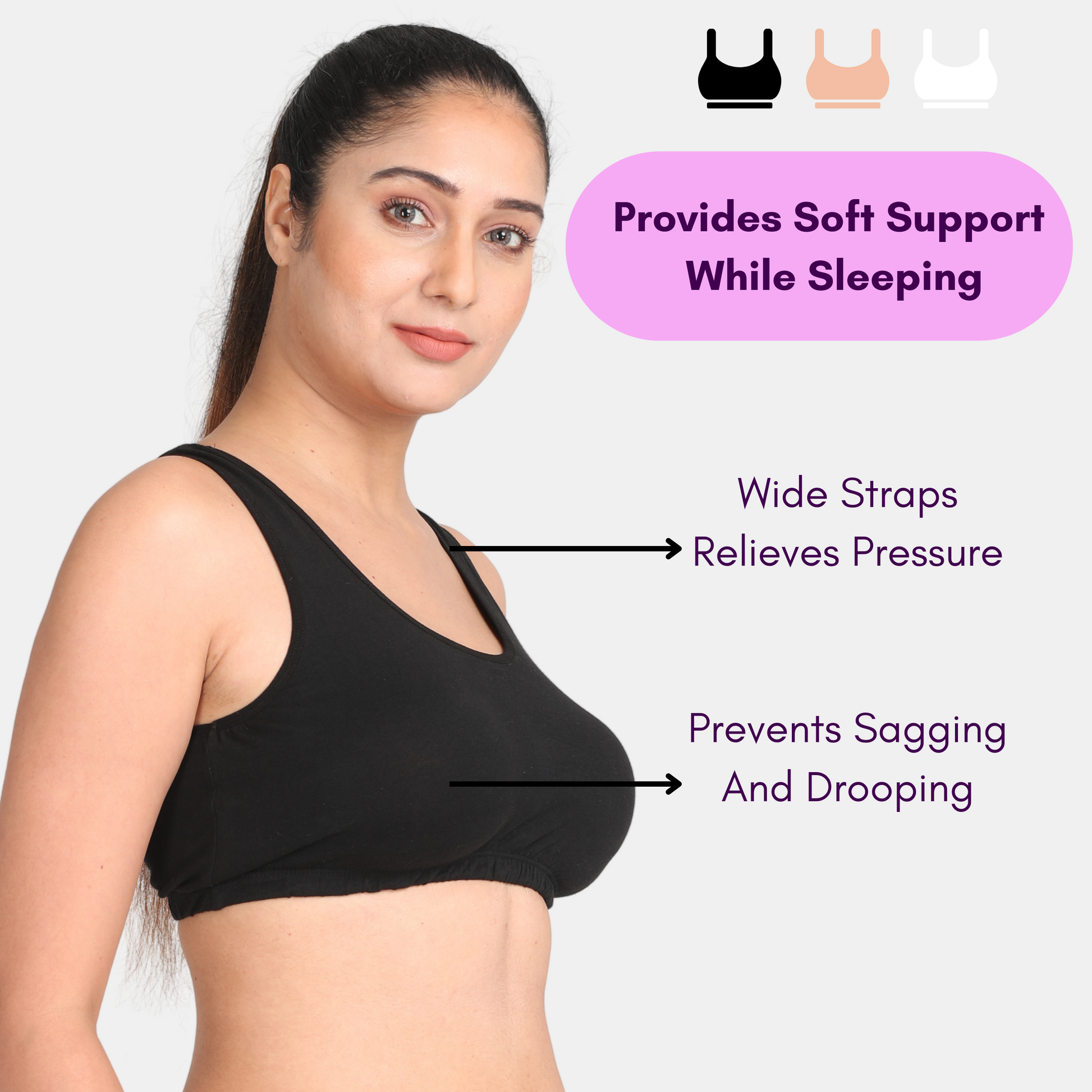 Features Of Sleep Bra